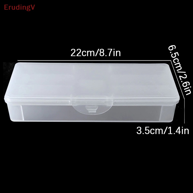 Hộp Chữ Nhật Hai Tầng Đựng Dụng Cụ Làm Móng Nghệ Thuật