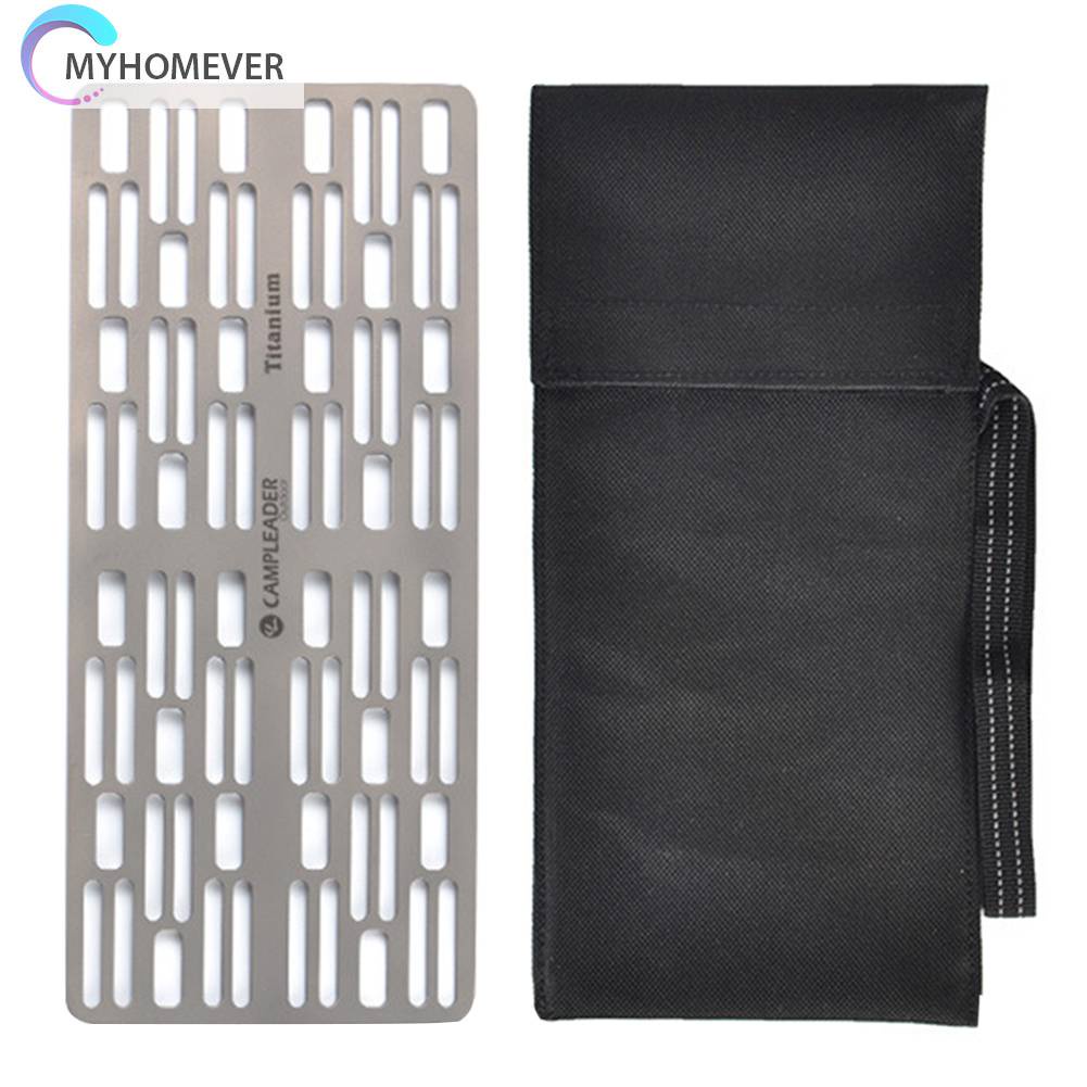 Lò Nướng Siêu Nhẹ Bằng Titan Cách Nhiệt Tiện Dụng Mang Theo Dã Ngoại