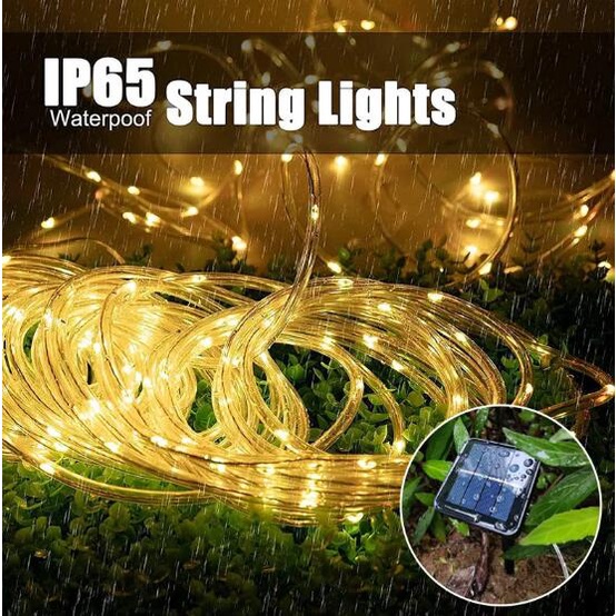 1 Bộ Dây Đèn LED 12m, 100 Bóng Trang Trí Ngoài Trời Chống Nước