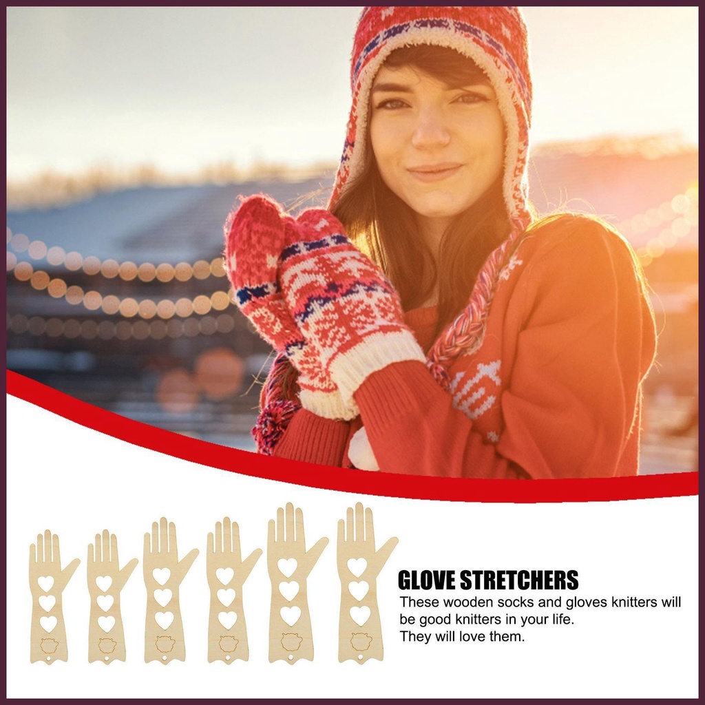 Set 6 Đôi Găng Tay Đan Len Chuyên Dụng