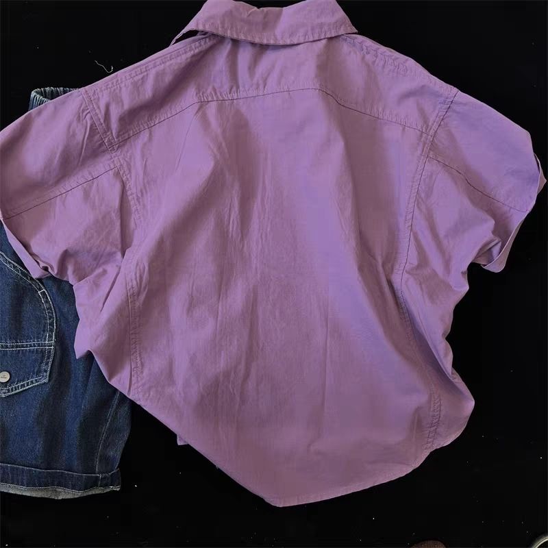 Áo Sơ Mi Cotton Tay Ngắn Dáng Rộng Thời Trang Mùa Hè Dành Cho Bé Trai Mới