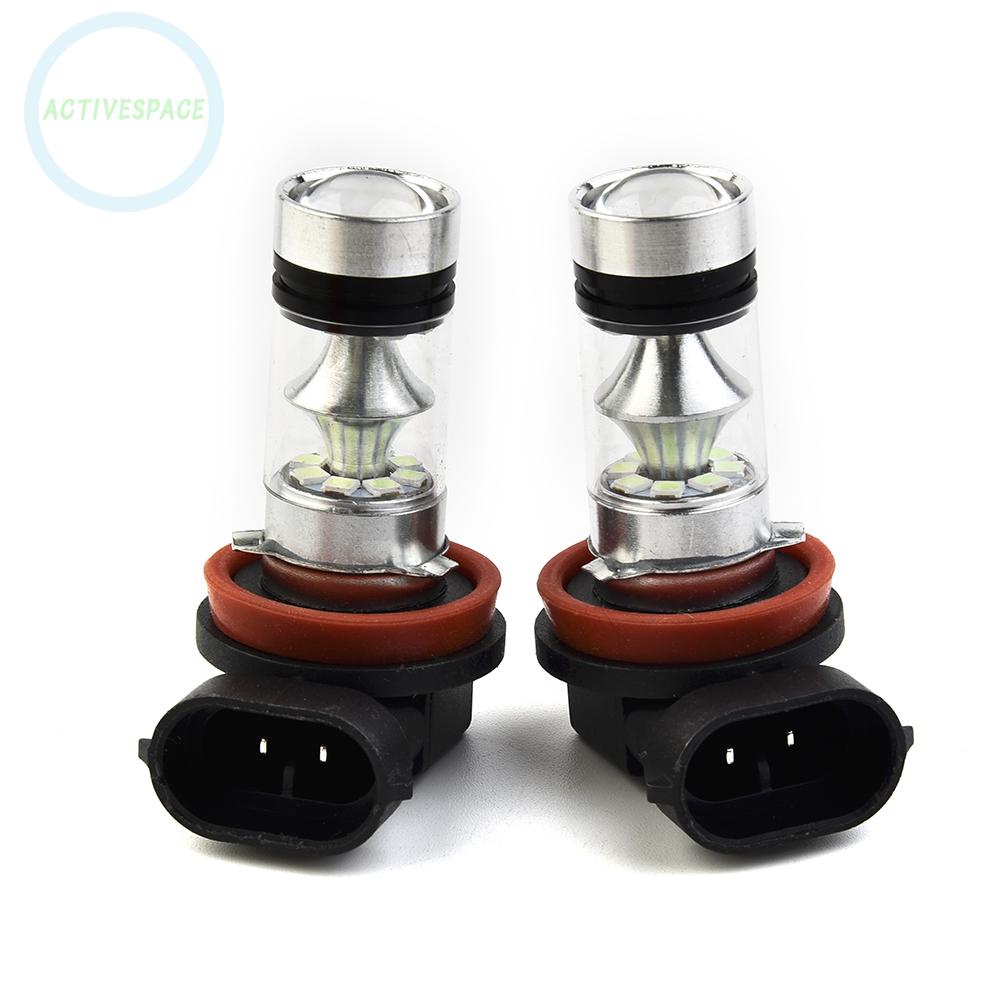 ⚡READYSTOCK⚡Headlight Bulb 2x 8000K Ice Blue 100W LED Kit Fog Lamp 3600LM 12V 2323