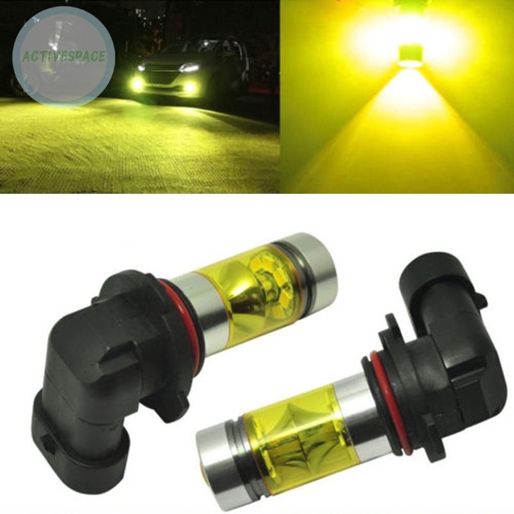 ⚡READYSTOCK⚡LED Headlight 2pcs 9005 9145 3000K 100W Fog Light Lamp Daytime running