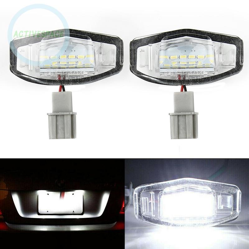 ⚡READYSTOCK⚡License Plate Lights For Acura TL TSX MDX Honda Civic Accord 6000K Lamp White