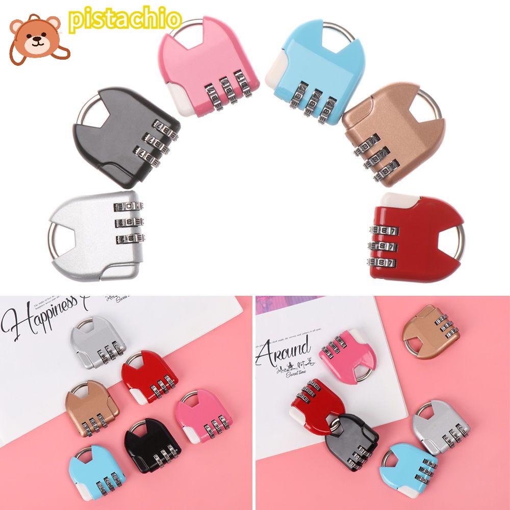 PISTA 1 Ổ Khóa Hành Lý Có Mật Khẩu 3 Chữ Số Ốp