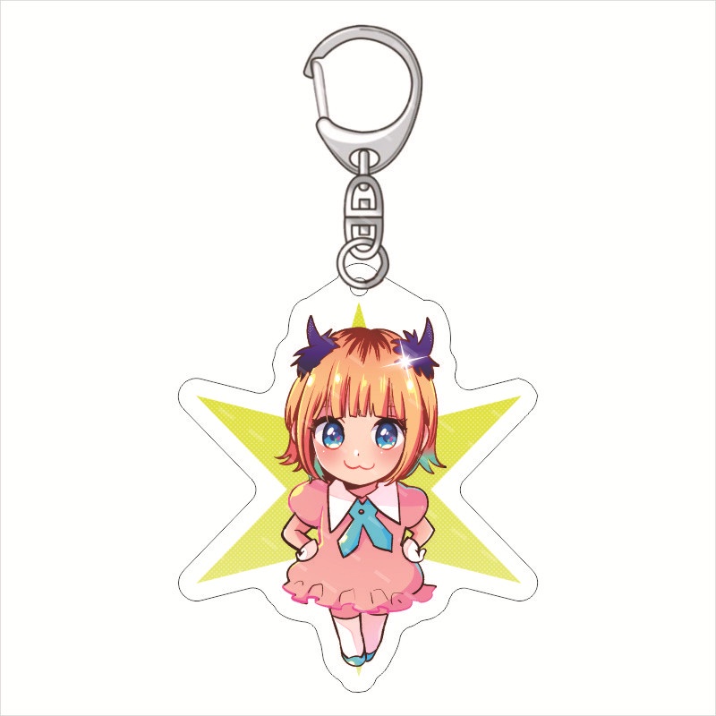 Móc Khóa Nhựa Acrylic Hình Nhân Vật Anime Hoshino Ai Ruby Aquamarine Arima Kana Mem-Cho
