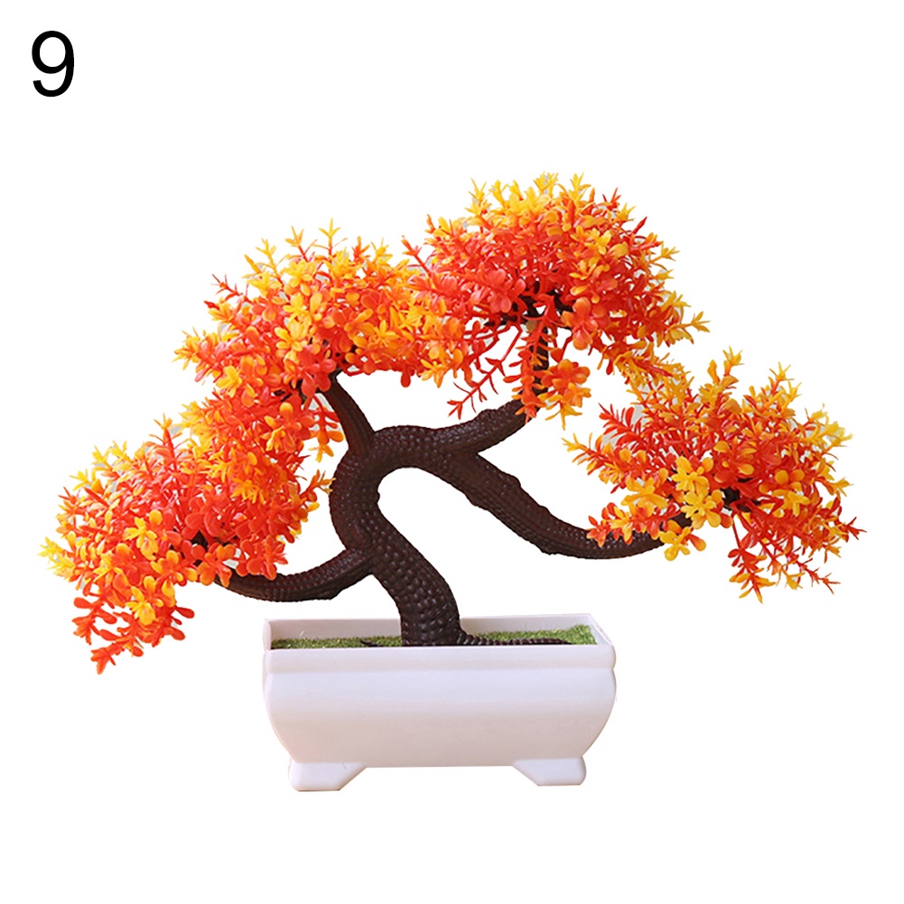 Chậu Cây Bonsai Giả Trang Trí Nhà Cửa / Khách Sạn