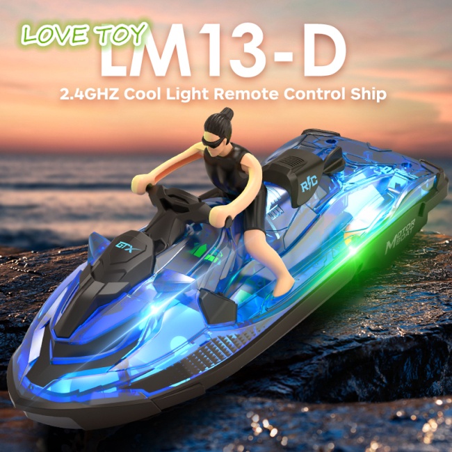 Thuyền Đồ Chơi Điều Khiển Từ Xa Nkodok Tốc Độ Cao 2.4G Có Đèn LED