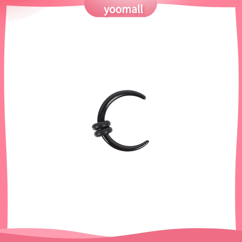 1 Khuyên Nong Tai Hình Bán Nguyệt Bằng Acrylic