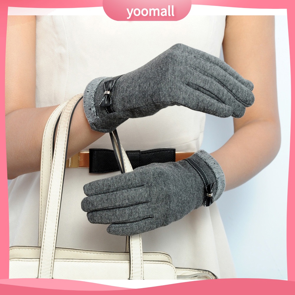 Găng Tay Giữ Ấm Mùa Đông Thời Trang Có Thể Chạm Màn Hình Cảm Ứng