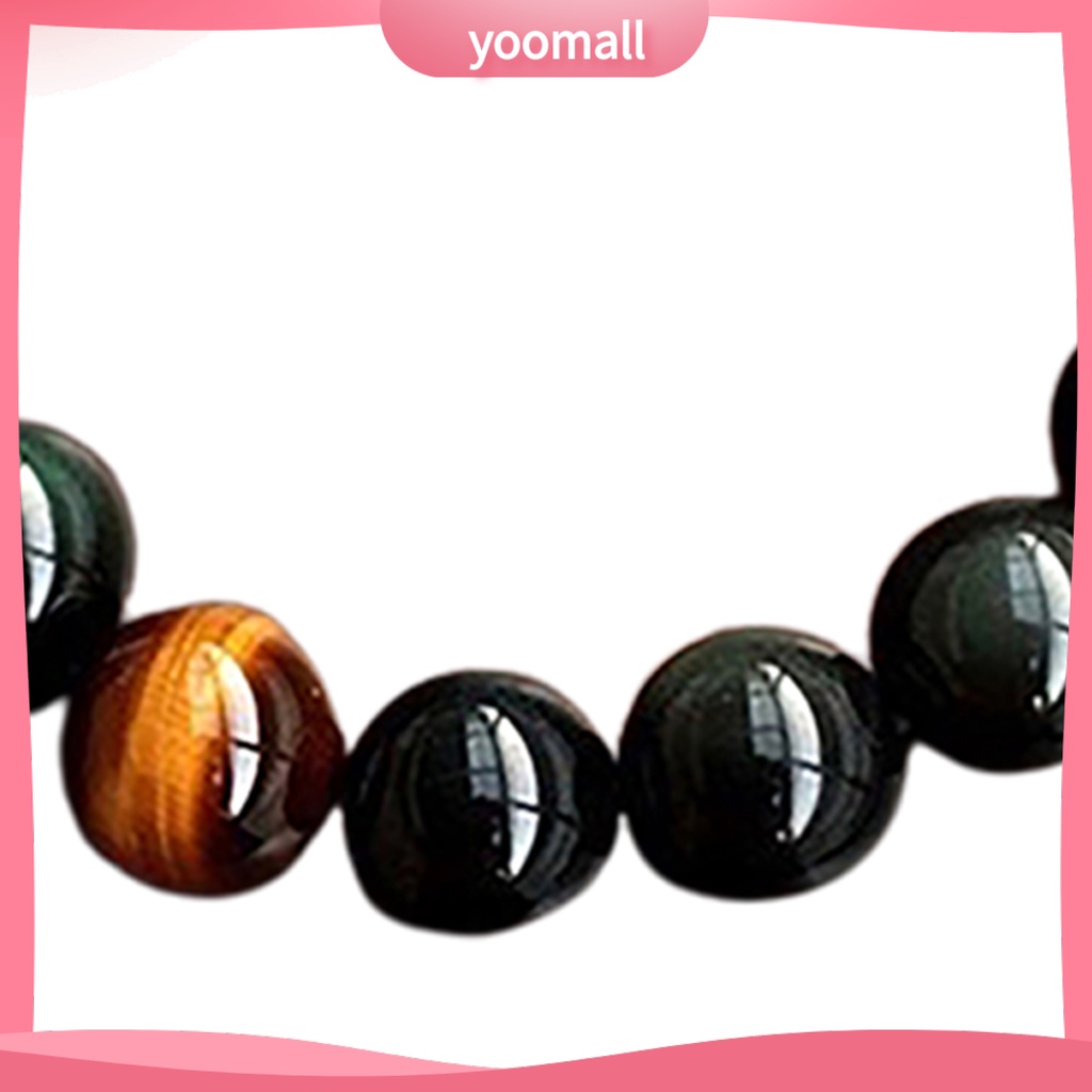 Vòng Tay Chuỗi Hạt Đá Mắt Hổ Tự Nhiên Phong Cách Vintage