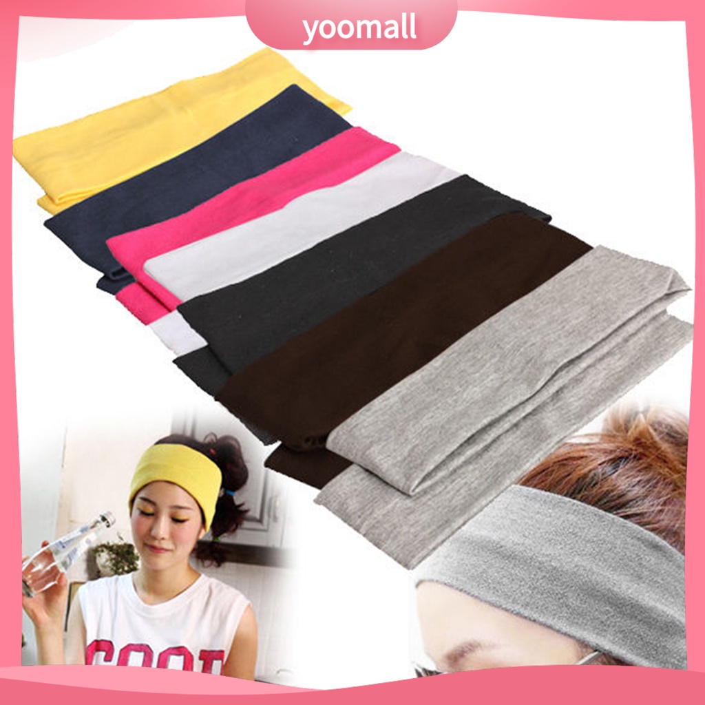 Set 2 Băng Đô Cotton Mềm Mại Thoải Mái Cho Nữ