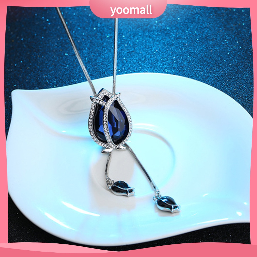 Vòng cổ Mặt Hoa Tulip Thời Trang Cho Nữ