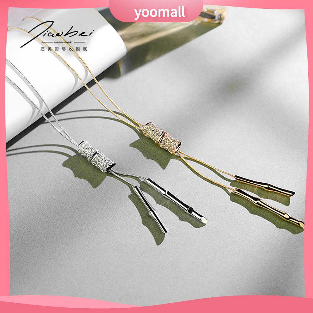 Dây Chuyền Mặt Núm Tua Thắt Tre Thời Trang Cho Nữ