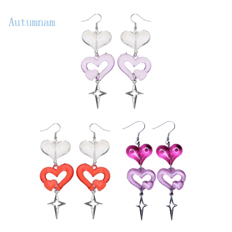 Bông Tai Hình Chữ Thập Đính Đá Thời Trang Valentines