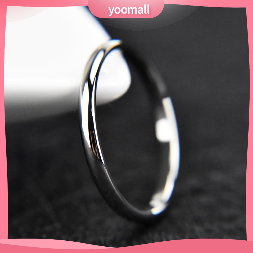 Nhẫn Cặp Bằng Thép Titan Tinh Tế Đa Năng