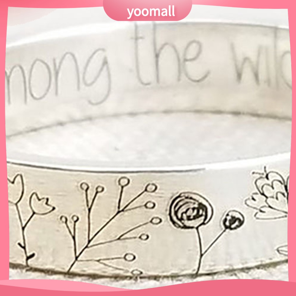 Nhẫn Hợp Kim Họa Tiết Hoa Bồ Công Anh Tinh Tế Cho Cặp Đôi