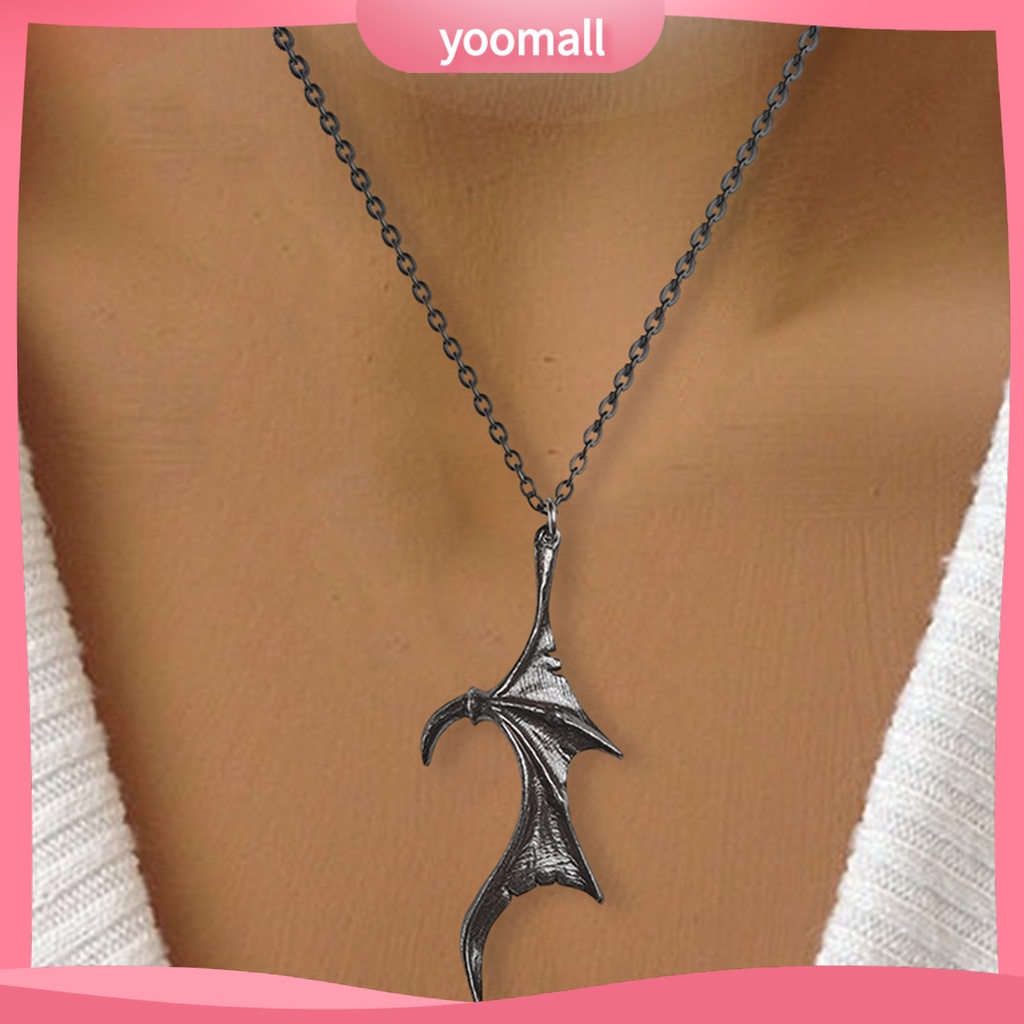 Vòng cổ Mặt Hình Trái Tim / Đôi Cánh Ác Quỷ Phong Cách Gothic Punk Cổ Điển Thời Trang Cho Cặp Đôi