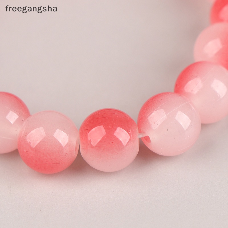 [FREG] Natural Crystal Stone Colorful Beads Bracelet For Women Gifts Artificial Hand Polished Jewelry Bracelet FDH