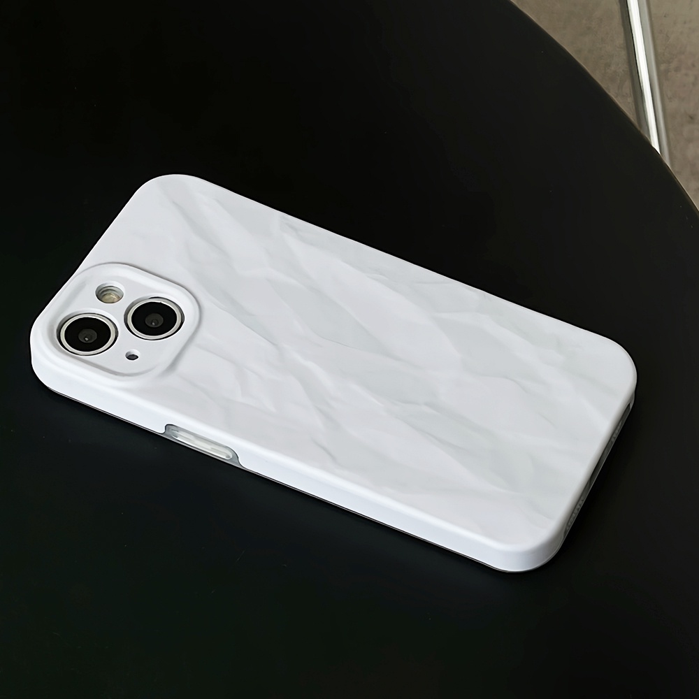 Macaron Solid Color Fold IPhone Case Compatible for IPhone 11 12 13 14 Pro Max Dirt Resistant Drop-proof Soft TPU IPhone Cover