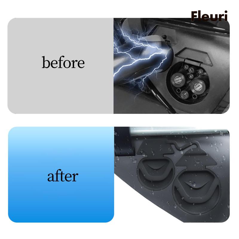 Nắp Đậy Cổng Sạc Chống Bụi Dễ Lắp Đặt Cho Tesla / Y Electric