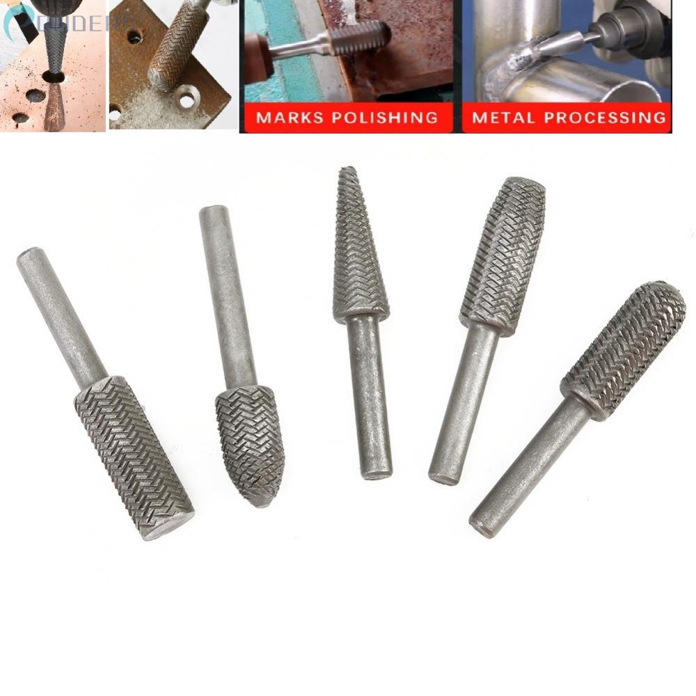 Bộ 5 Mũi Phay Xoay Được Bằng Thép