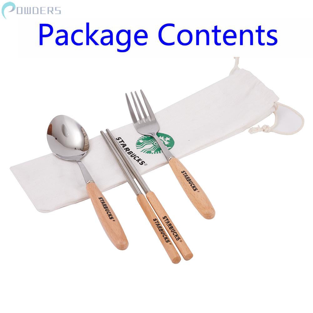 Bộ Muỗng Nĩa Bằng Thép Không Gỉ Thiết Kế Mới Với Tay Cầm Không Đường May