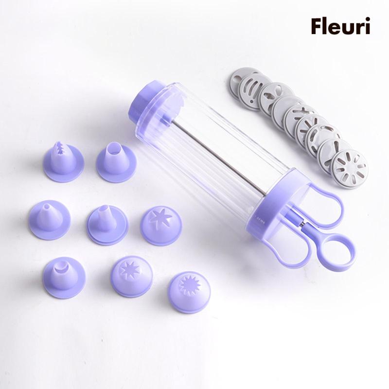 Bộ Dụng Cụ Làm Bánh Quy DIY Với Đĩa Nhấn Và Đầu Bắt Kem Trang Trí