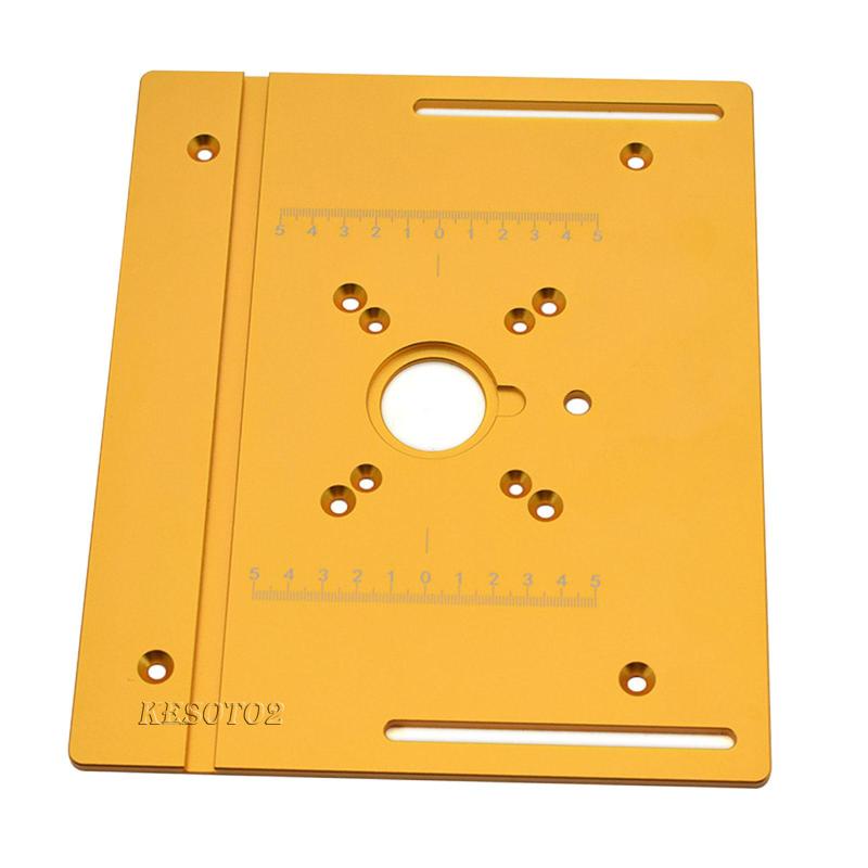 Tấm Định Tuyến Bằng Nhôm 20cmx24cm / 7.87inchx9.45inch Chuyên Dụng Cho Máy Cưa Bàn