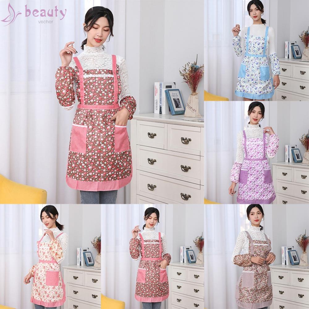 Tạp Dề Polyester Chống Thấm Nước Có Túi Tiện Dụng Cho Gia Đình