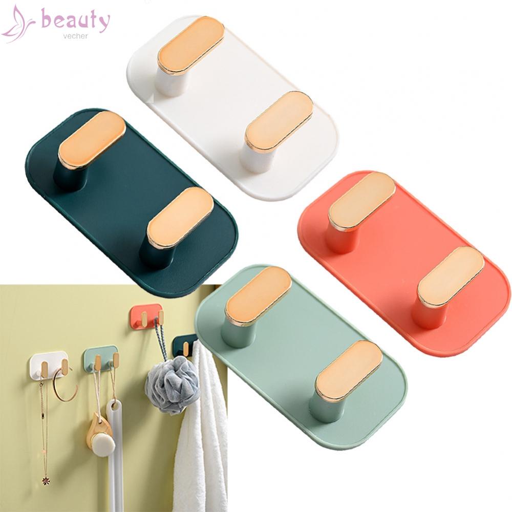 Giá Đỡ Gắn Tường Có Móc Treo Khăn Choàng Nón Khăn Tắm Nhà Bếp