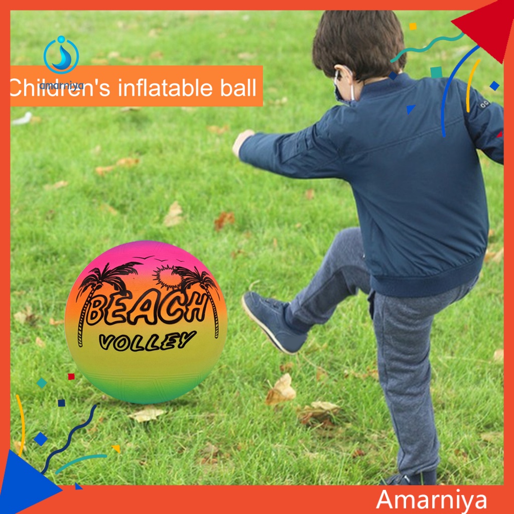 Set 3 Đồ Chơi Bãi Biển Bằng PVC Màu Cầu Vồng Không Mùi