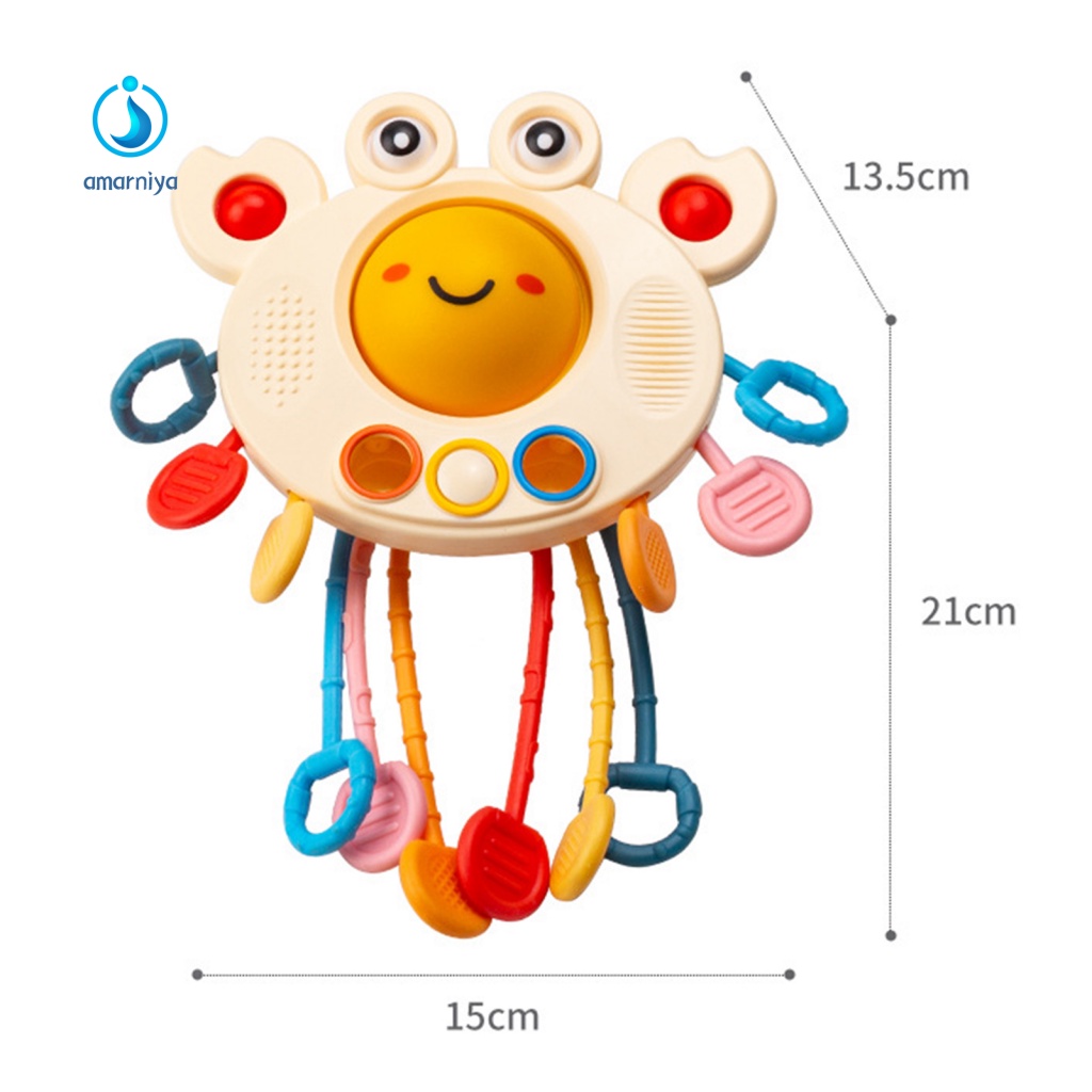 Đồ Chơi Ngậm Mọc Răng Bằng Silicone Mềm Không BPA Cho Bé Sơ Sinh