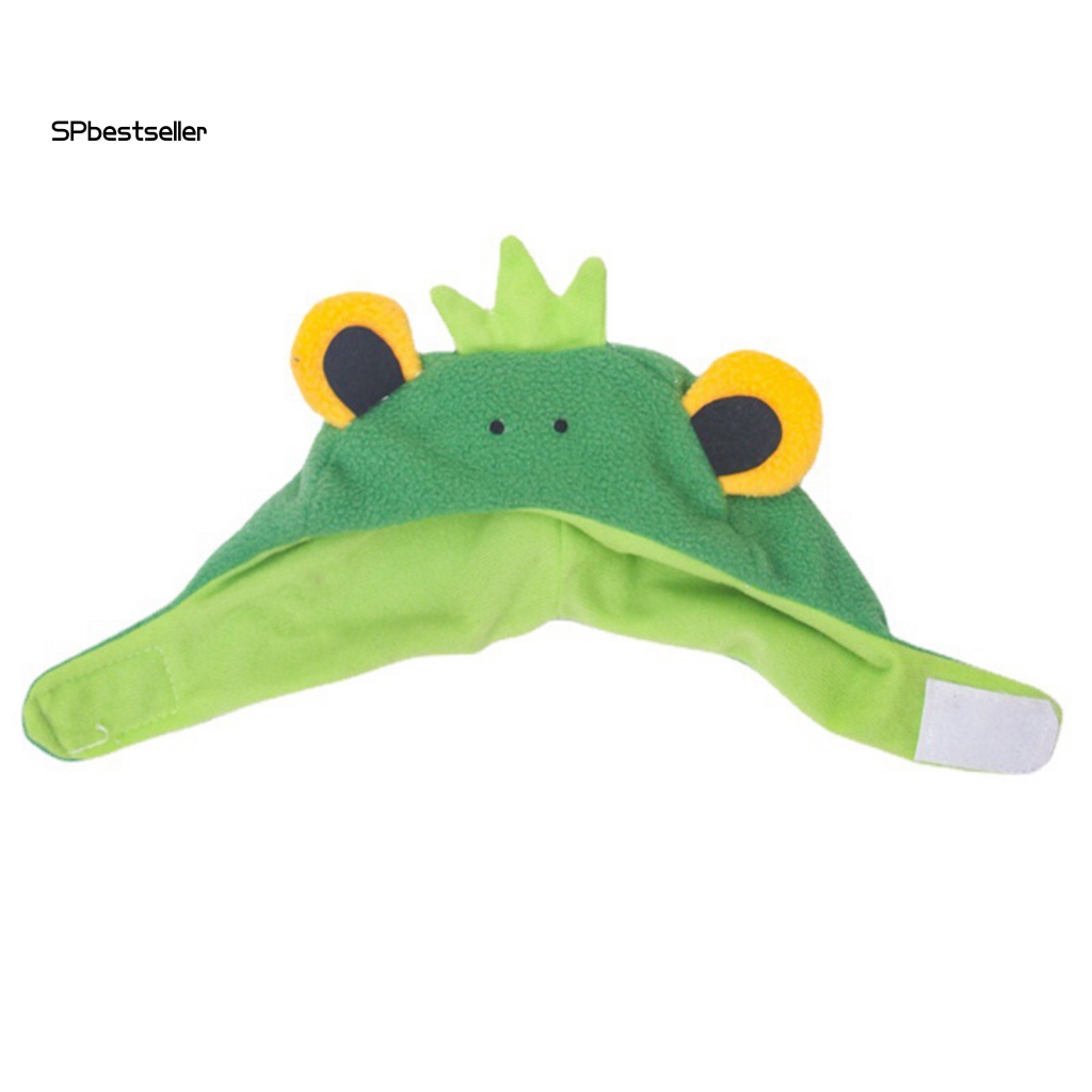 Mũ Đội Đầu Trọng Lượng Nhẹ Hình Chú Ếch Mắt To Đáng Yêu Thoải Mái Cho Thú Cưng