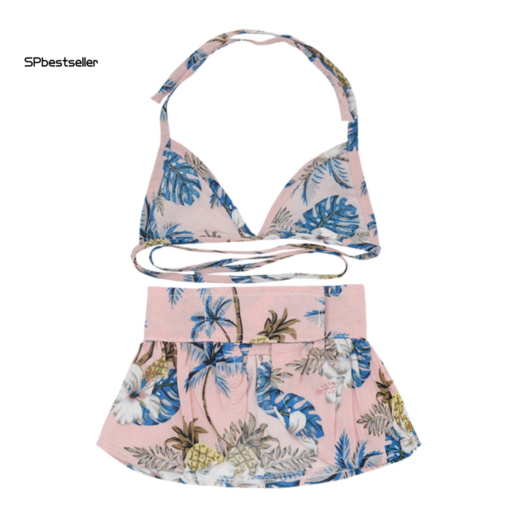 1 Bộ Đồ Bơi Mùa Hè In Họa Tiết Hoa Bắt Mắt Cho Thú Cưng