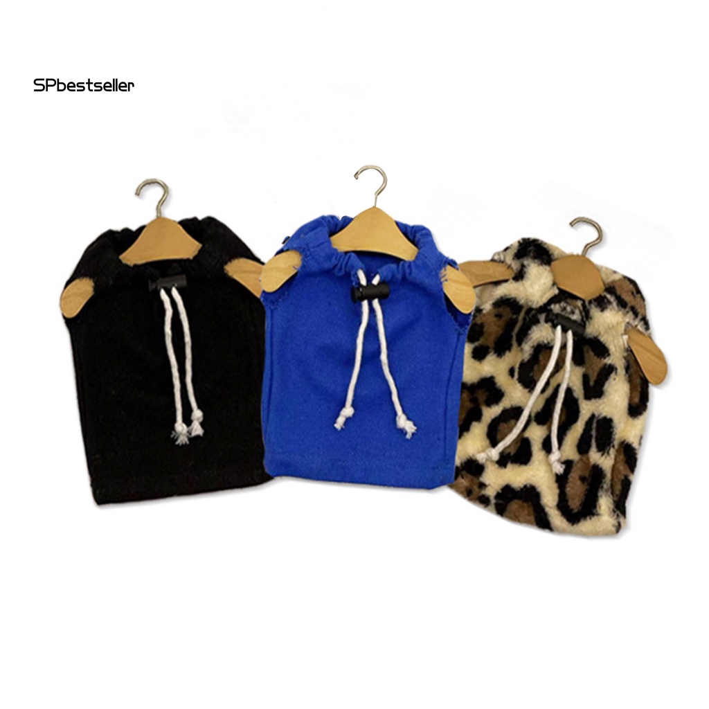 Áo Chui Đầu Sát Nách Dây Rút In Hình Thằn Lằn Thoải Mái Cho Thú Cưng