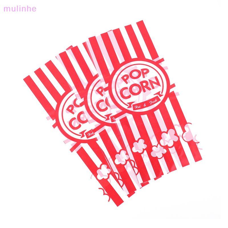 Set 50 Túi Nhựa Đựng Bánh Mì / Bắp Rang Bơ Tiện Dụng