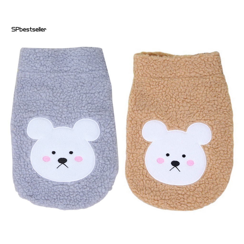 Áo Sweater Vải Lông Cừu In Họa Tiết Thỏ Dễ Thương Thoải Mái Thời Trang Mùa Đông Cho Thú Cưng