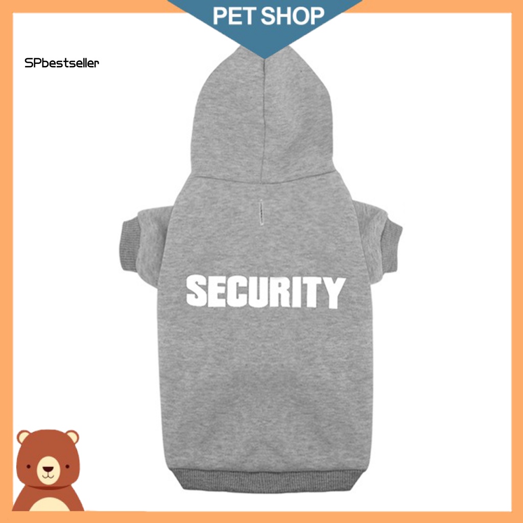 Sp Áo Khoác Hoodie Siêu Mềm Có Thể Giặt Cho Thú Cưng Hàng Ngày Họa Tiết Chữ Cái