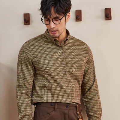 Áo Sơ Mi Công Sở Phong Cách Retro Lịch Lãm Cho Nam