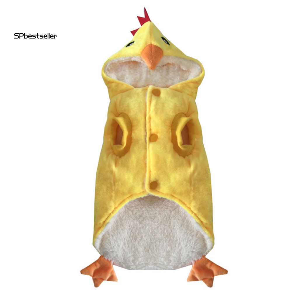 Áo Nỉ Giữ Ấm Họa Tiết Hoạt Hình Dễ Thương Cho Thú Cưng