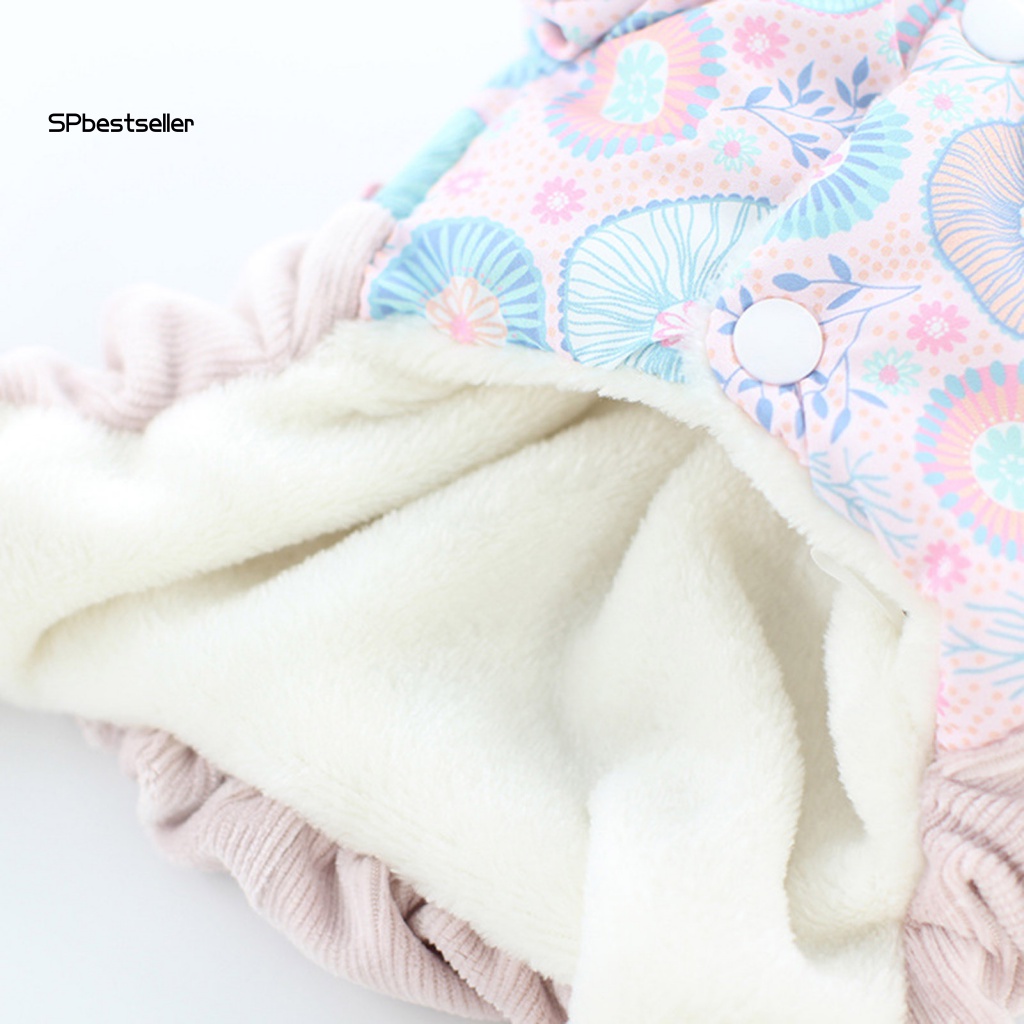 Áo Liền Quần Mềm Mại Họa Tiết Chú Gà Dễ Thương Cho Thú Cưng