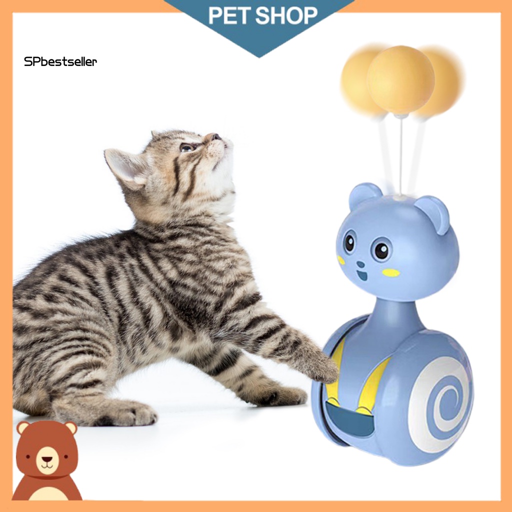 Bóng Đồ Chơi Họa Tiết Hoạt Hình Vui Nhộn Cho Mèo Cưng