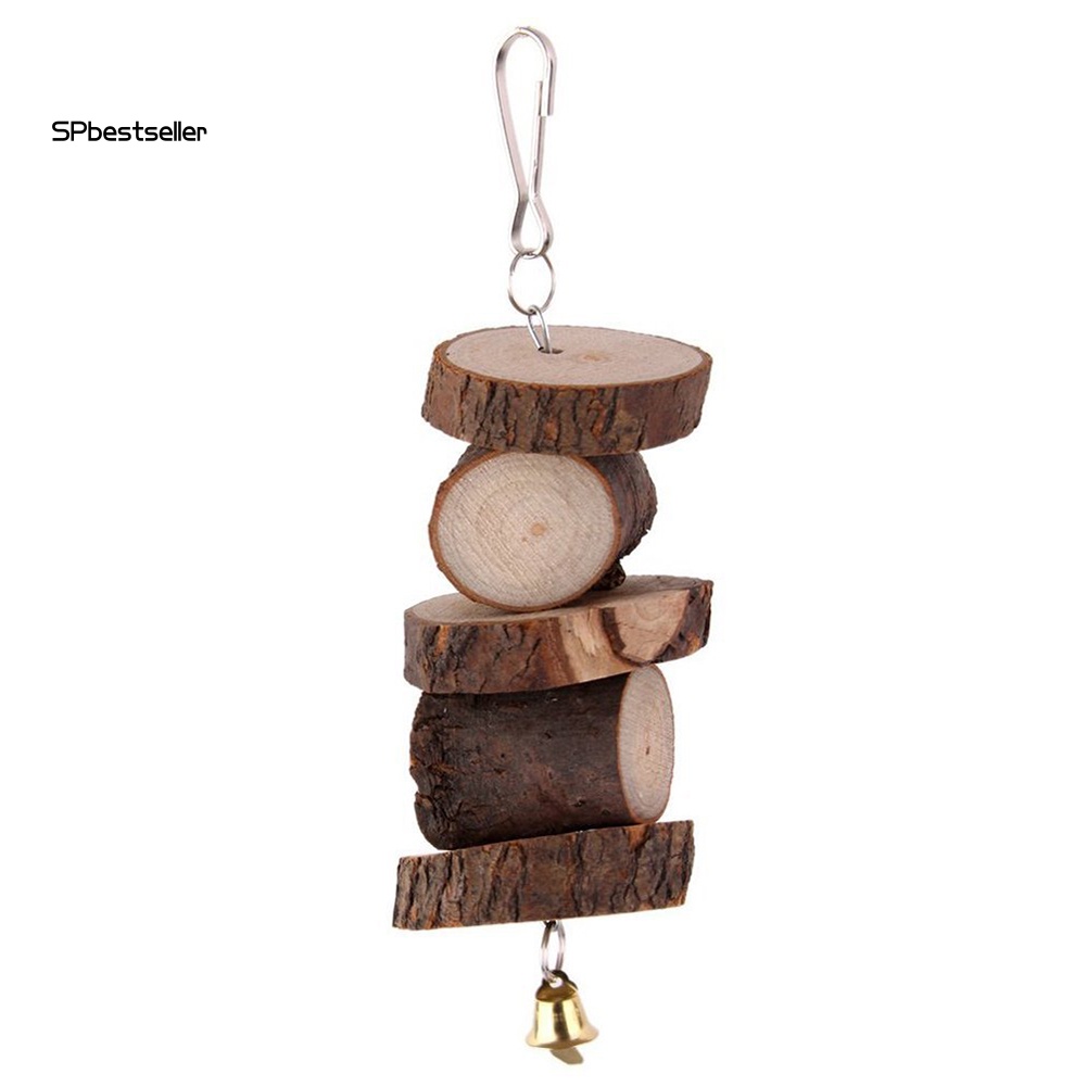 Đồ Chơi Bằng Gỗ Có Chuông Cho Hamster / Sóc / Vẹt