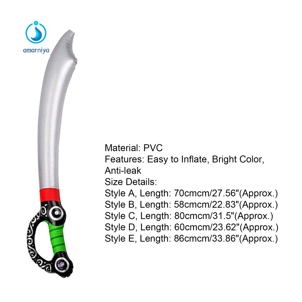 Kiếm Bơm Hơi Hóa Trang Cướp Biển Hoạt Hình Chống Rò Rỉ