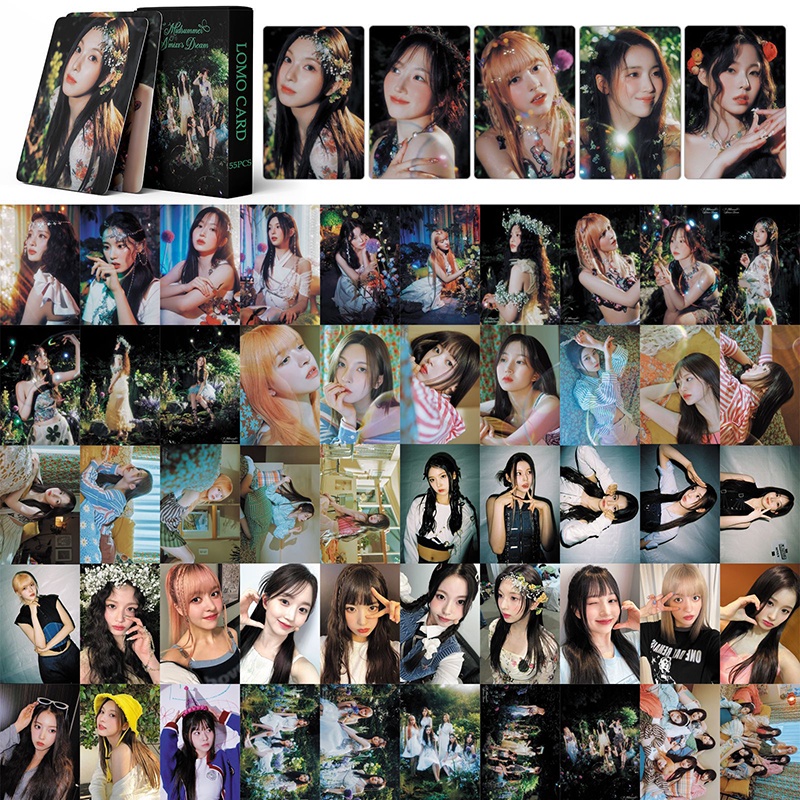 NMIXX Card Set 55 Tấm Thẻ Ảnh A Midsummer NMIXX's Dream Kpop Lomo Card Hình Nhóm Nhạc