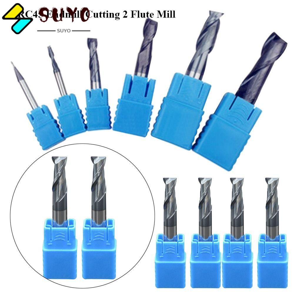 Bộ 2 Mũi Khoan Xoắn Ốc 9 Kiểu Bằng Hợp Kim Thép Vonfram 6mm 5mm 1mm 1.5mm 2mm HRC45