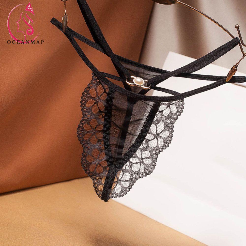 OCEANMAP Quần Lót Dây Chéo Lưng Thấp Gợi Cảm