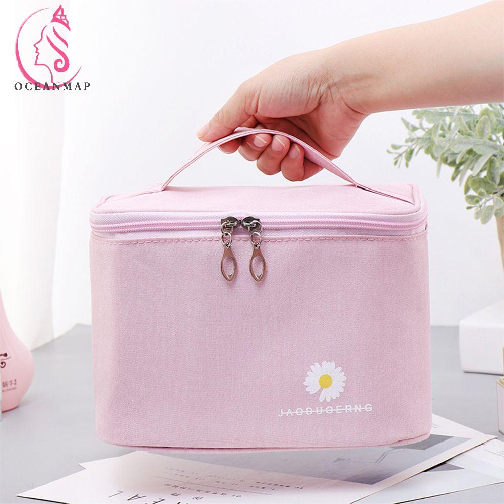 OCEANMAP Túi Đựng Đồ Trang Điểm Chống Thấm Nước Sức Chứa Lớn Tiện Lợi Dễ Sử Dụng