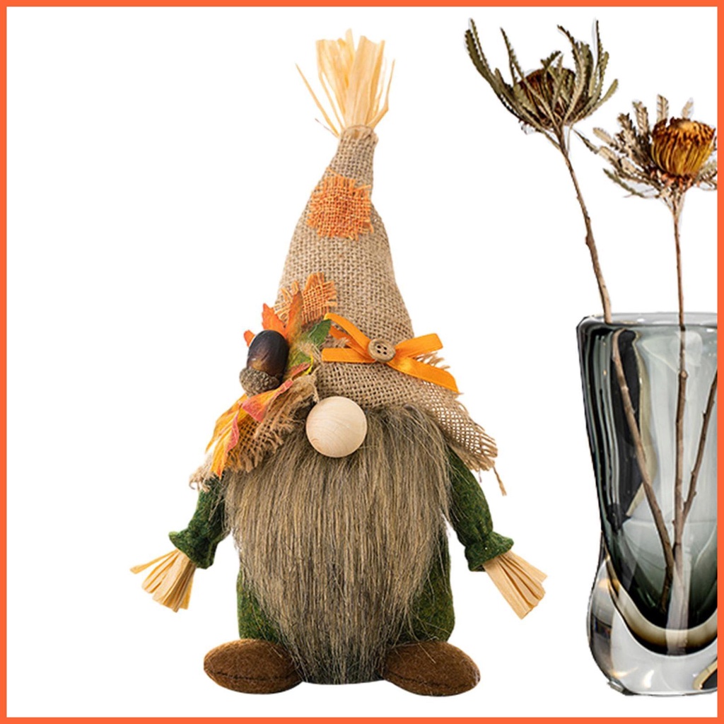 Mô Hình Gnome Nhồi Bông Handmade Trang Trí Lễ Tạ Ơn